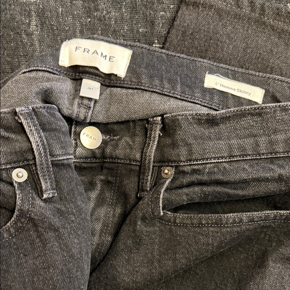 Frame Denim Men’s Gray Skinny Jeans